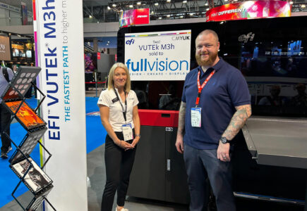 Full Vision purchases 2 x EFI VUTEk M3h printers
