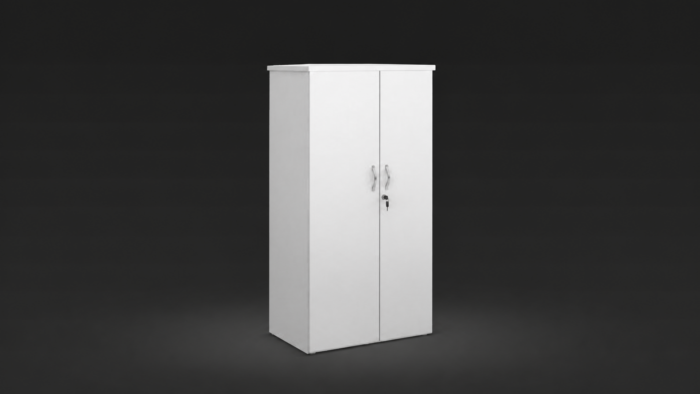 Lockable cupboard