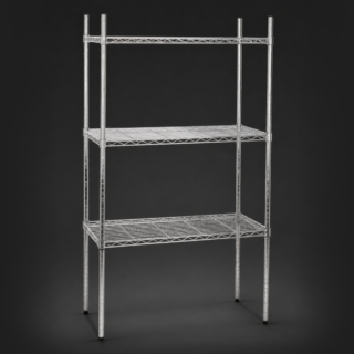 Metal shelving