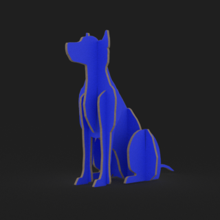 Sustainable 3D Custom Animal – Dog